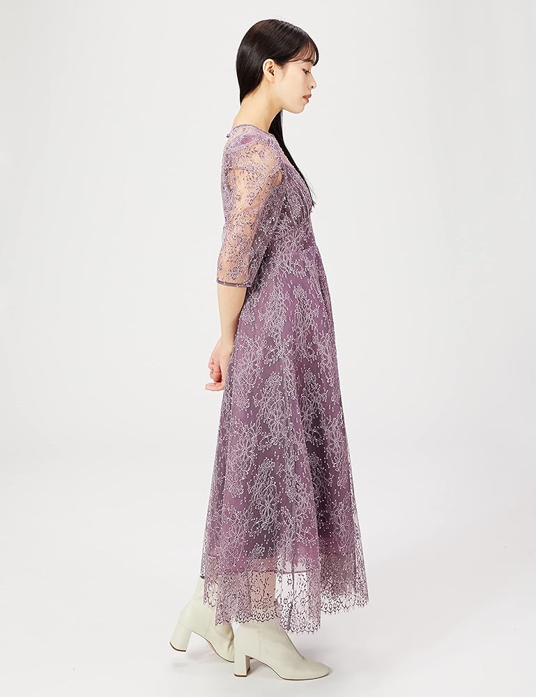 SNIDEL パワーショルダーレースドレス オケージョンドレス SNIDEL SNIDEL パワーショルダーレースドレス オケージョンドレス SNIDEL