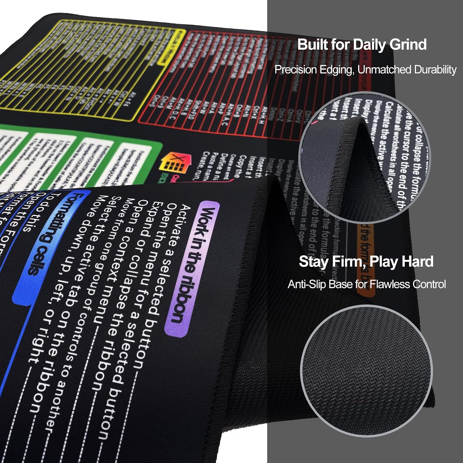 XXL Gaming Mouse Pad 35.4x15.7 Professional Large Mouse Pad & Computer Game Mouse Mat-90x40 Excelnew - 3