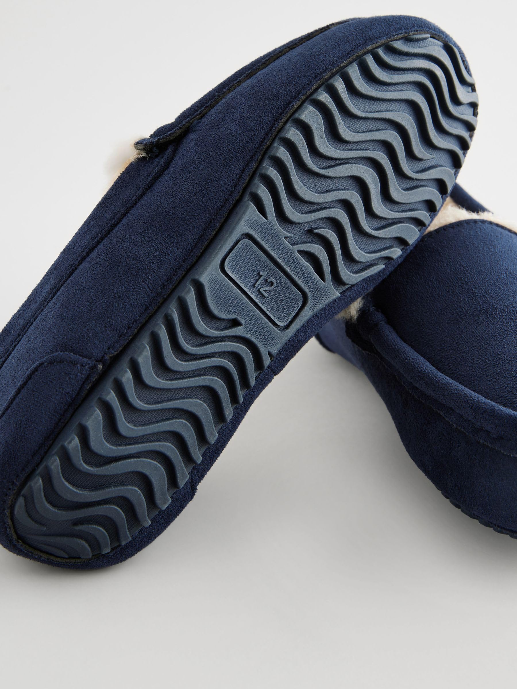 NEXT Garçon Chaussons Style Mocassins douillets