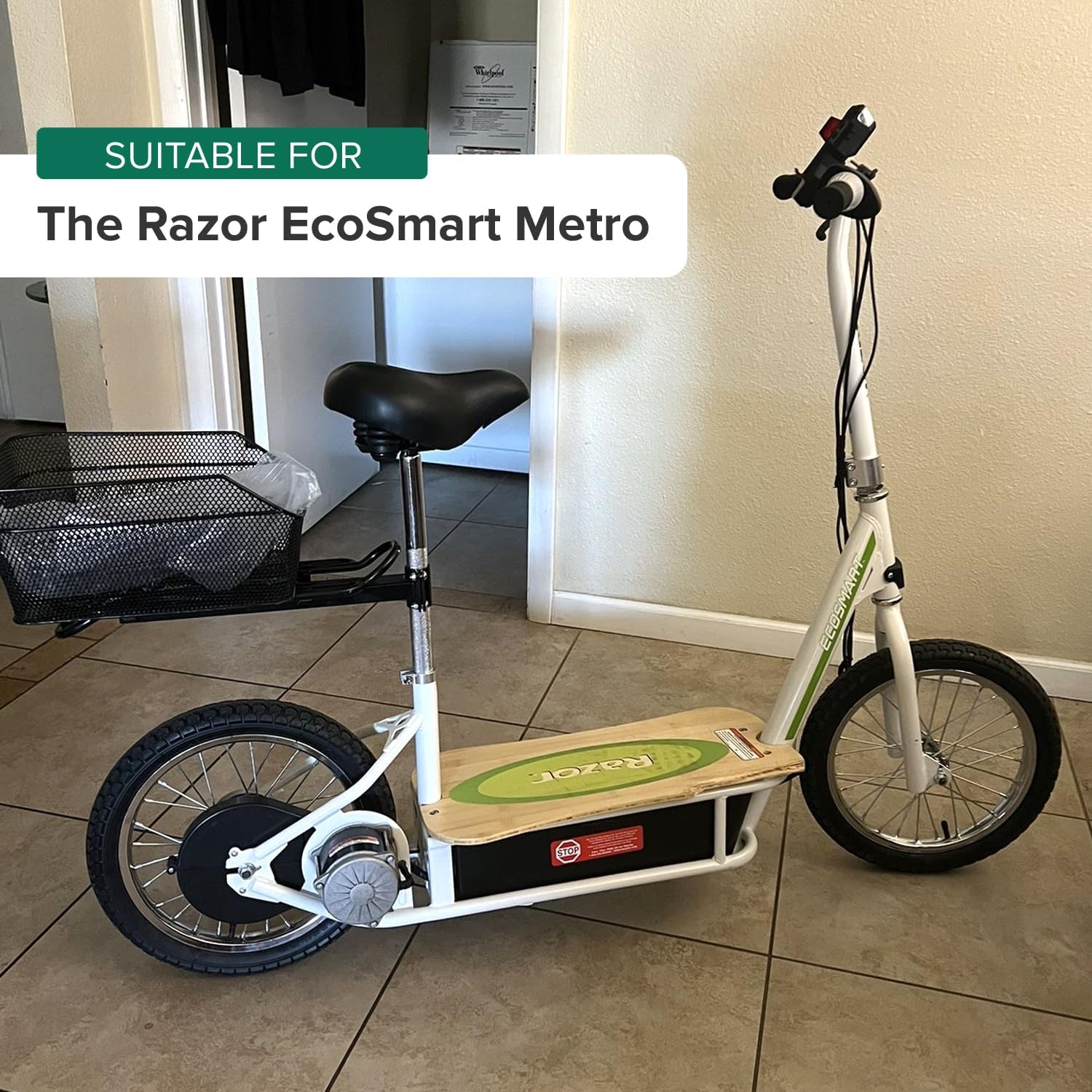 AlveyTech Rear Wheel Assembly for the Razor EcoSmart Metro
