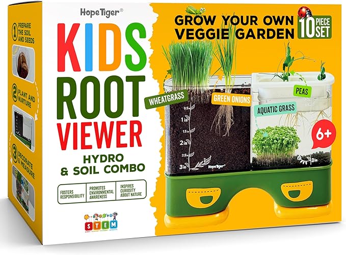 Gardening Root Viewer for Kids - Planting Kits with Seeds