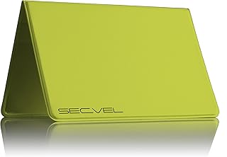 Custodia protettiva brevettata per 4 carte | RFID NFC e blocco del campo magnetico | Protezione della carta e organizer per carte di credito, carte di debito, carte d'identità | Protezione dei dati al 100% verificata da CTC/advanced (membro del gruppo RW TÜV) | Lemon