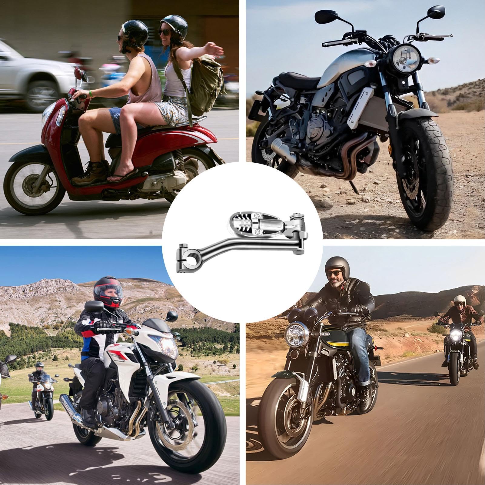 Amazon | キックスタートシャフト、バイク用スターティングレバー