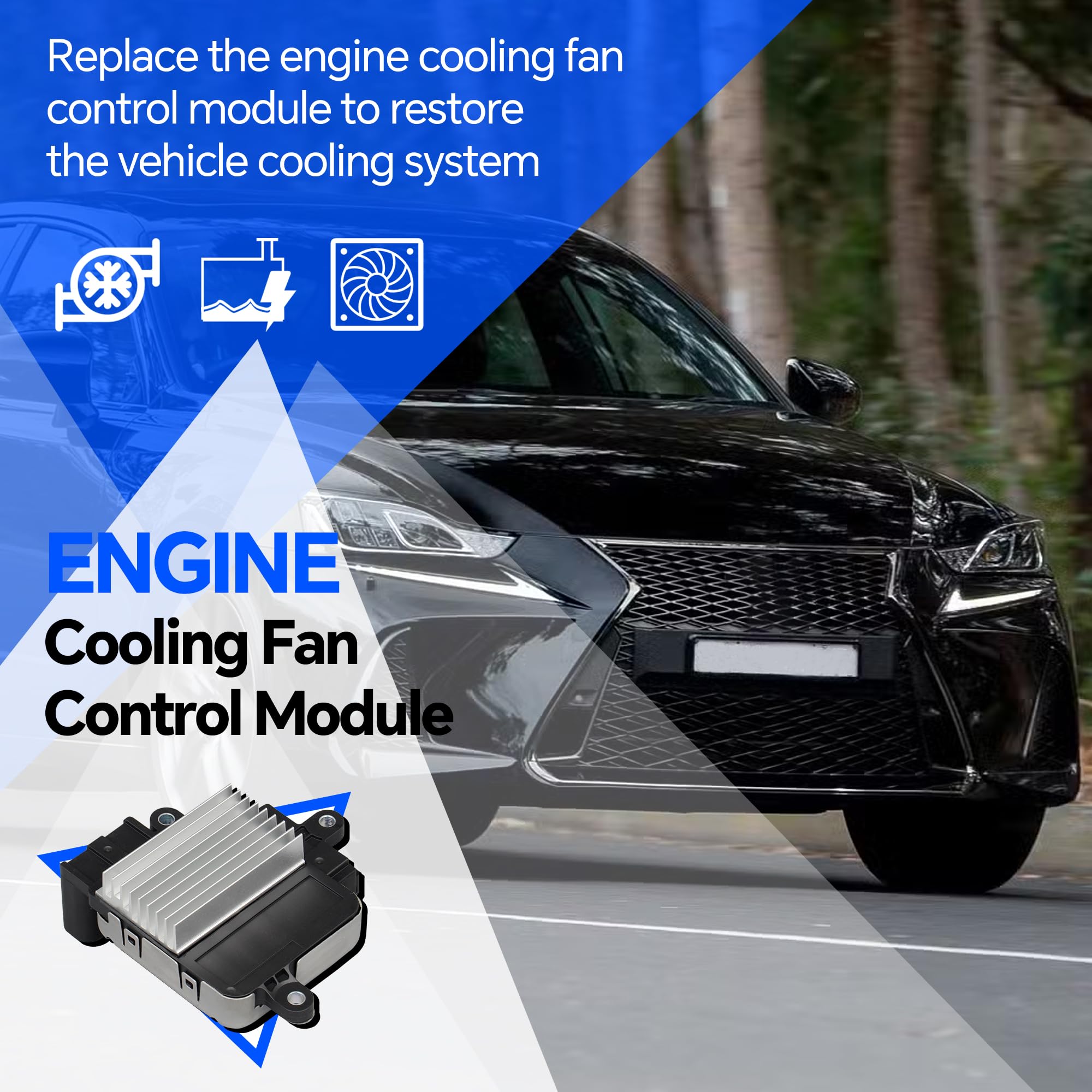 Control Module Engine Cooling Fan 89257-30060 - Fits Toyota/Lexus ES350 ...