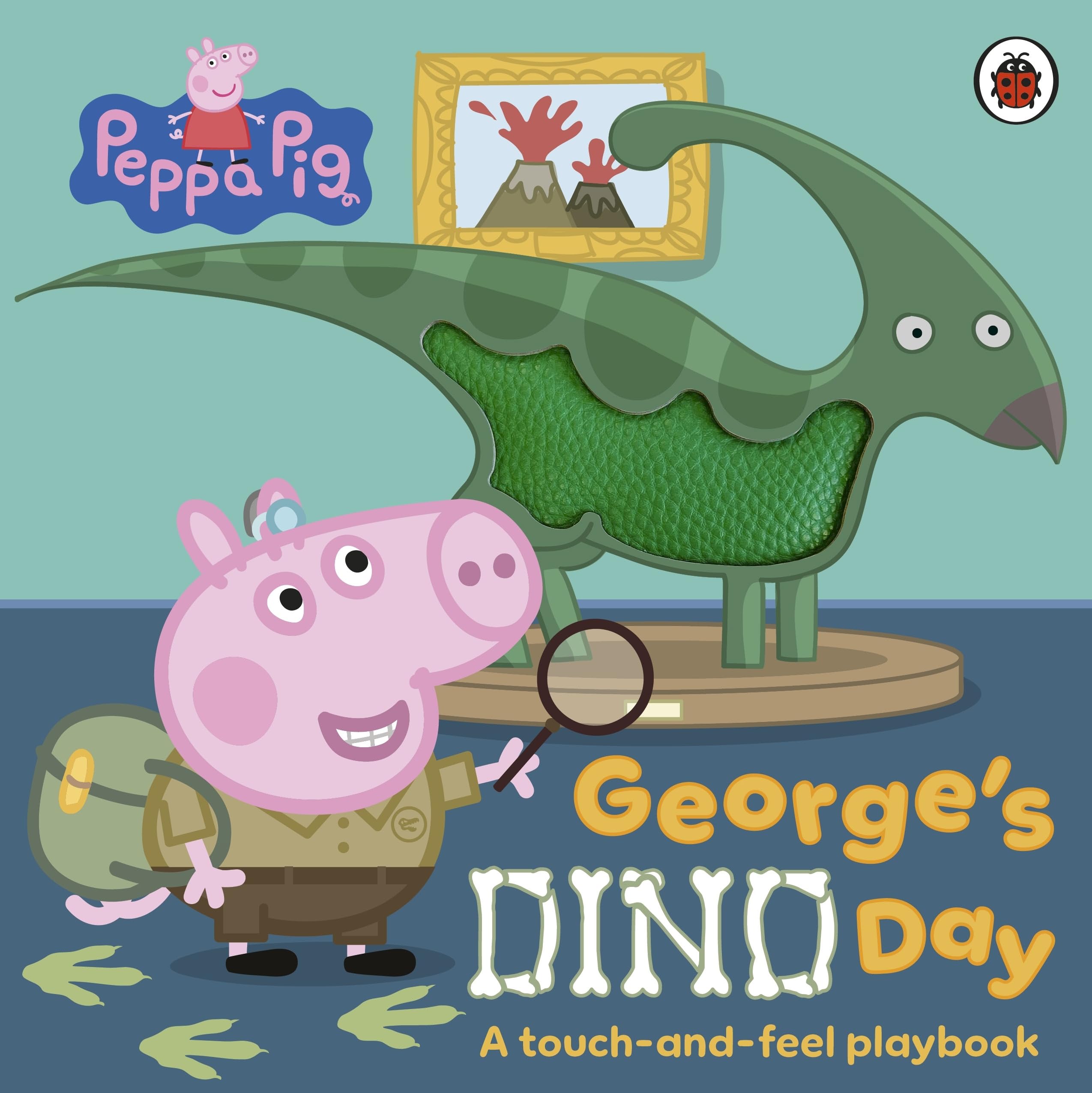 Peppa Pig: George’s Dino Day: A touch-and-feel playbook