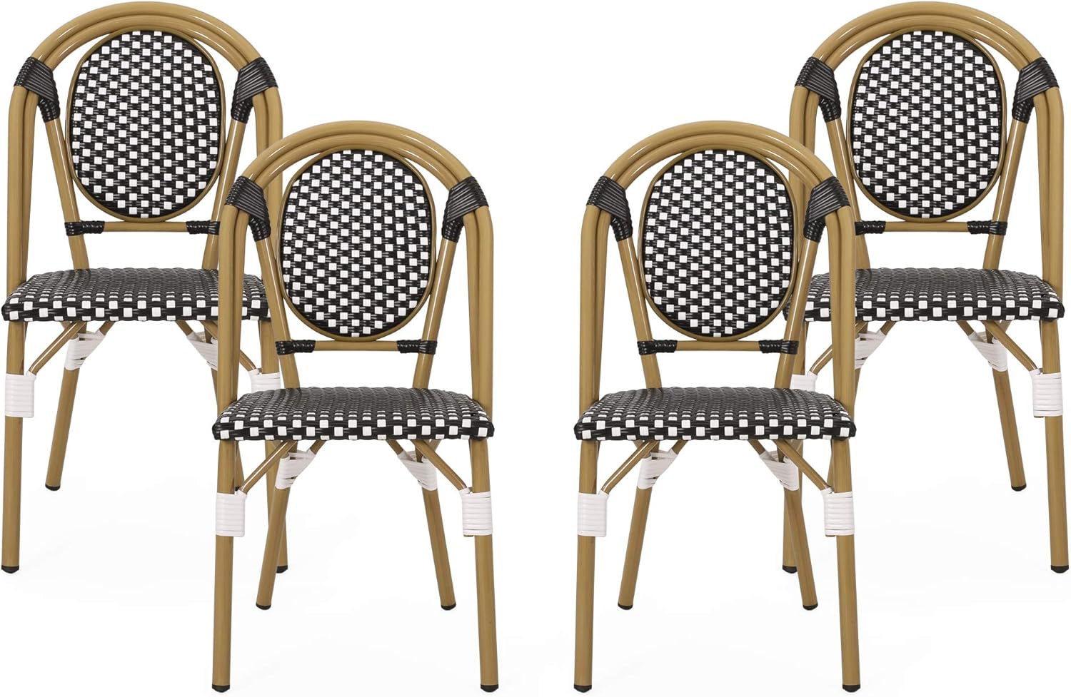 Amazoncom Christopher Knight Home 313250 Gwendolyn Outdoor French Bistro Chairs Set Of 4 Amazoncom Christopher Knight Home 313250 Gwendolyn Outdoor French Bistro Chairs Set Of 4