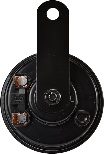 Miniatura 3 de HELLA 011225802, kit de bocinas de disco negras BX de 77 mm, 12 V (ajuste universal)