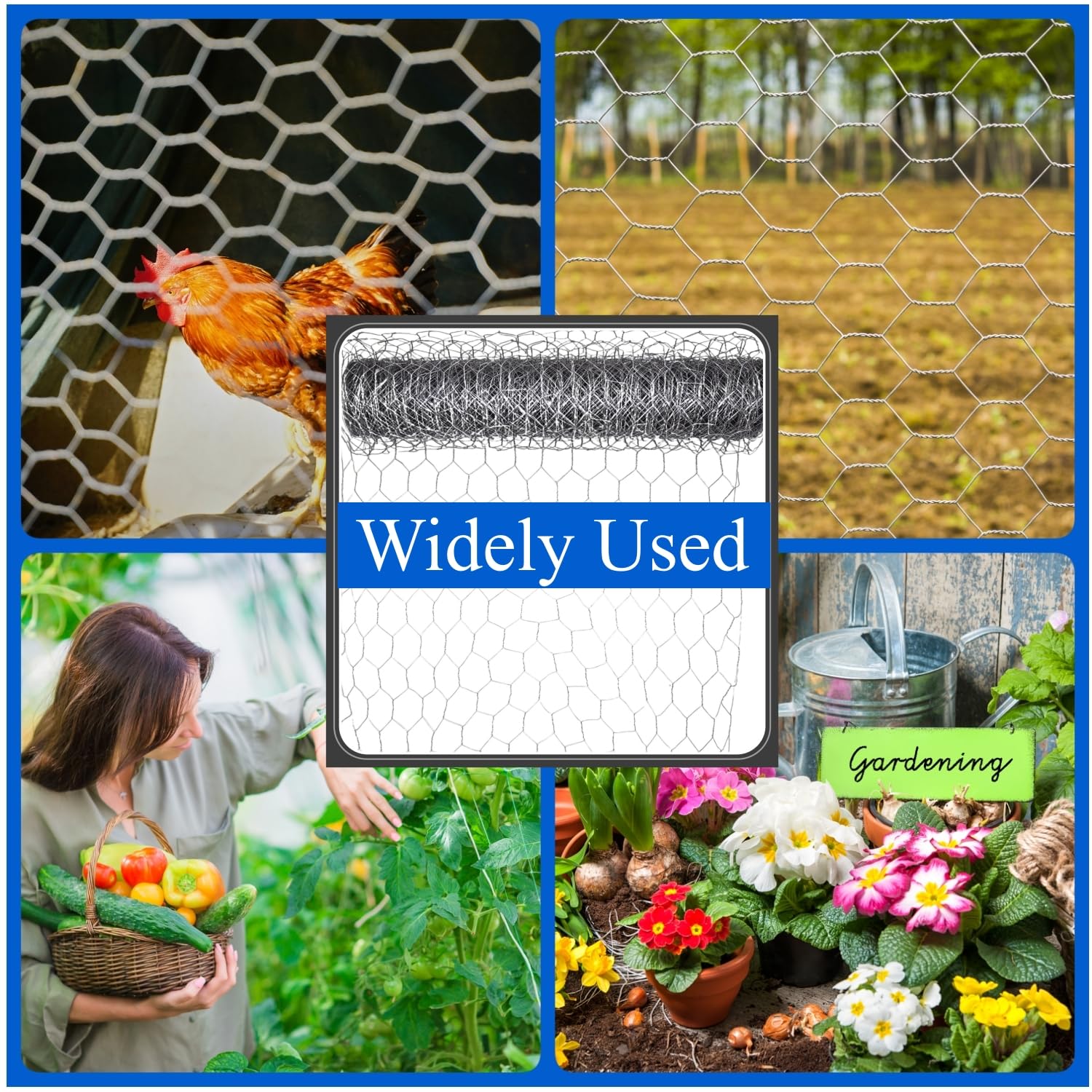 50m Recinzione Selvaggia, Recinzione Forestale, Recinzione Pascolo, Recinzione Metallica, Rete Annodata 150/12/30