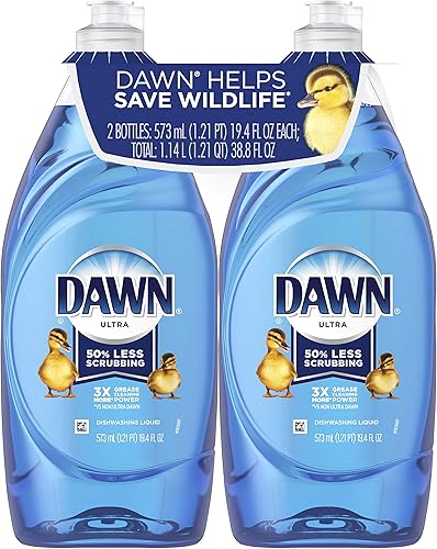 Dawn Ultra - Jabón líquido para lavavajillas, aroma original, 19.4 onzas líquidas (paquete de 2)