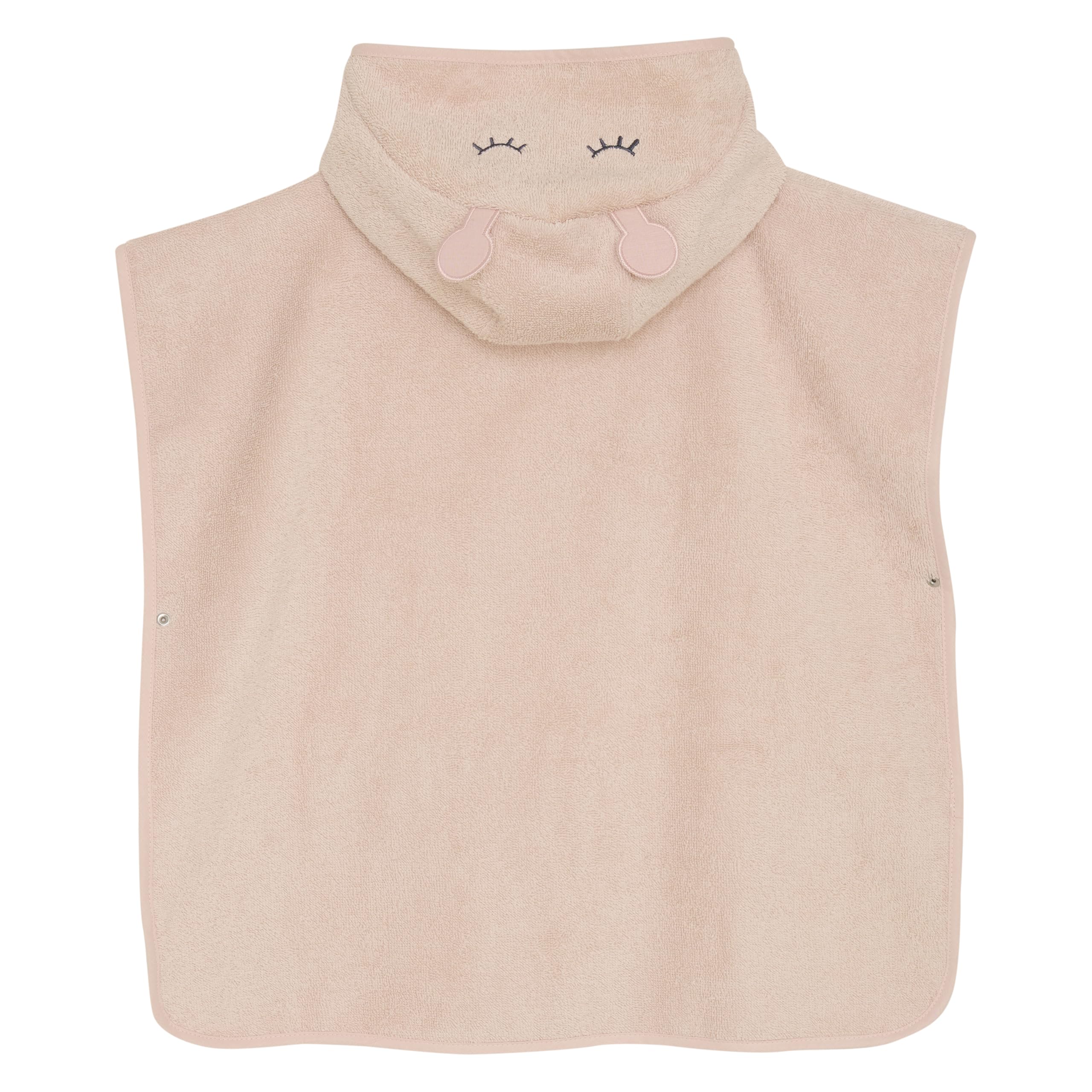 Pippi Hooded bath poncho, Pink, 98\104 - Image 2