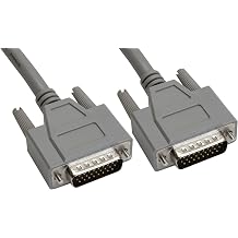 Amphenol CS-DSDHD26MM0-010 26-Pin HD26 Deluxe D-Sub Cable, Shielded, Male/Male, 10, Gray