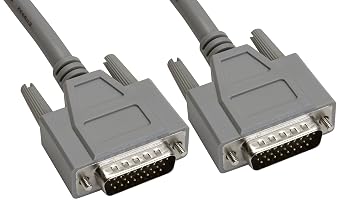 Amphenol CS-DSDHD26MM0-002.5 26-Pin HD26 Deluxe D-Sub Cable, Shielded, Male/Male, 2.5, Gray
