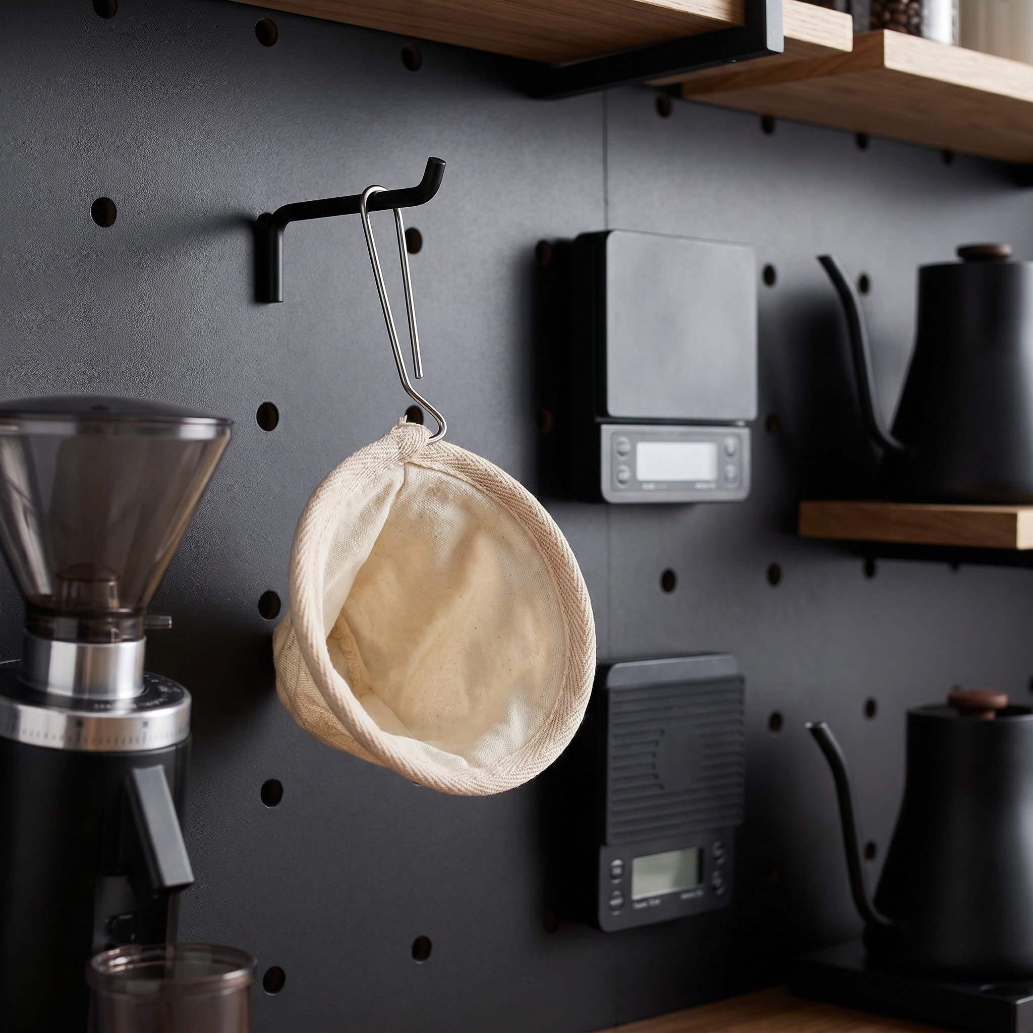 8 Piezas Filtro de Café de Franela Reutilizable