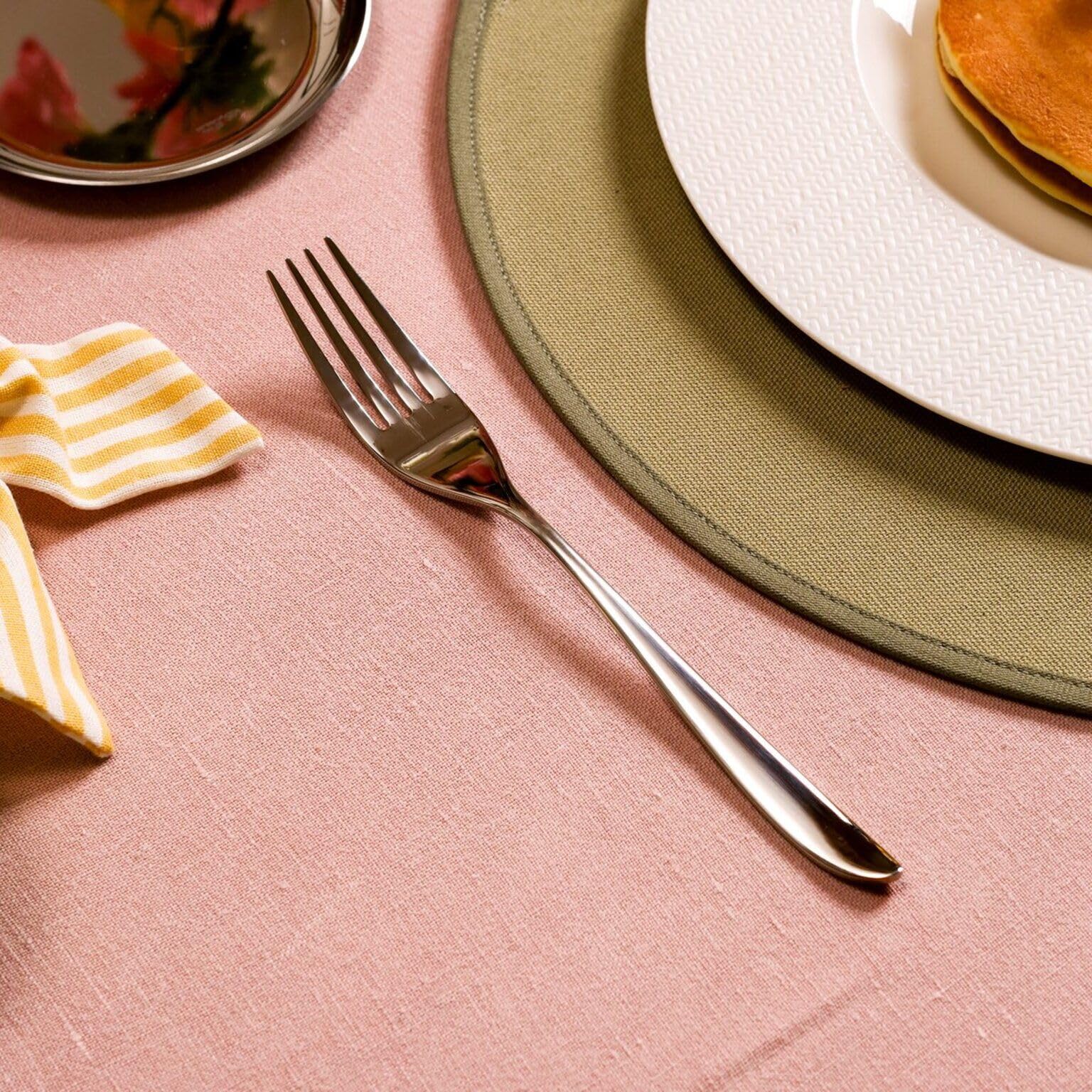 Sambonet Leaf 52163-N2 - Set di Posate da Tavola monoblocco in acciaio inox 18/10, per 12 persone, 60 pezzi: 12 forchette, 12 cucchiai, 12 coltelli, 12 cucchiaini da tè, 12 forchette dolce