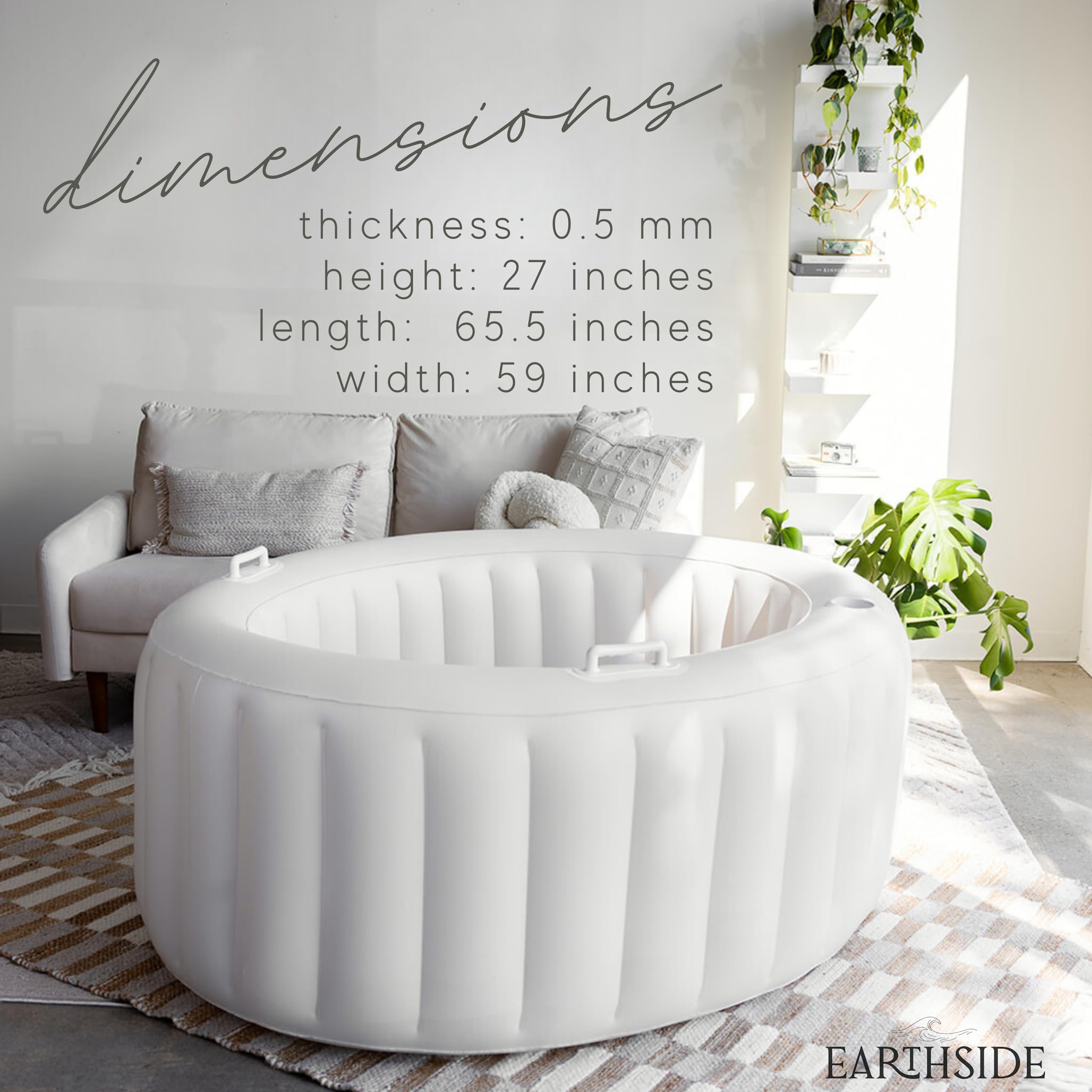 Earthside Birth Pool In Marshmallow Aesthetic Birthing