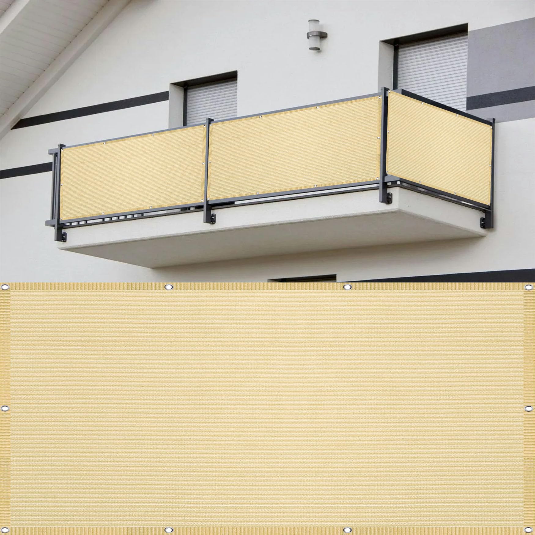 Brise vue balcon exterieur pour protéger votre terrasse et patio du vis-à-vis