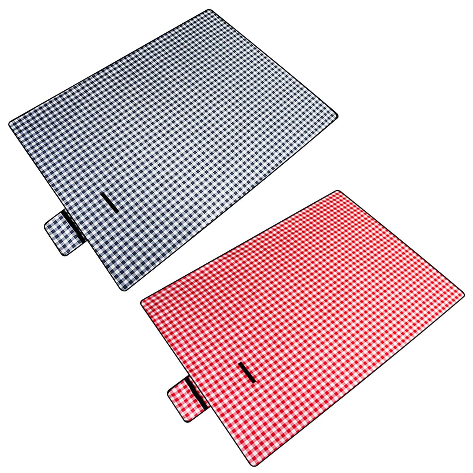 Poduszka kempingowa z uchwytem mata piknikowa z tkaniny oxcloth składany przenośny wodoodporny koc plażowy na zewnątrz Camping piesze wycieczki/czerwony/150 * 100 cm