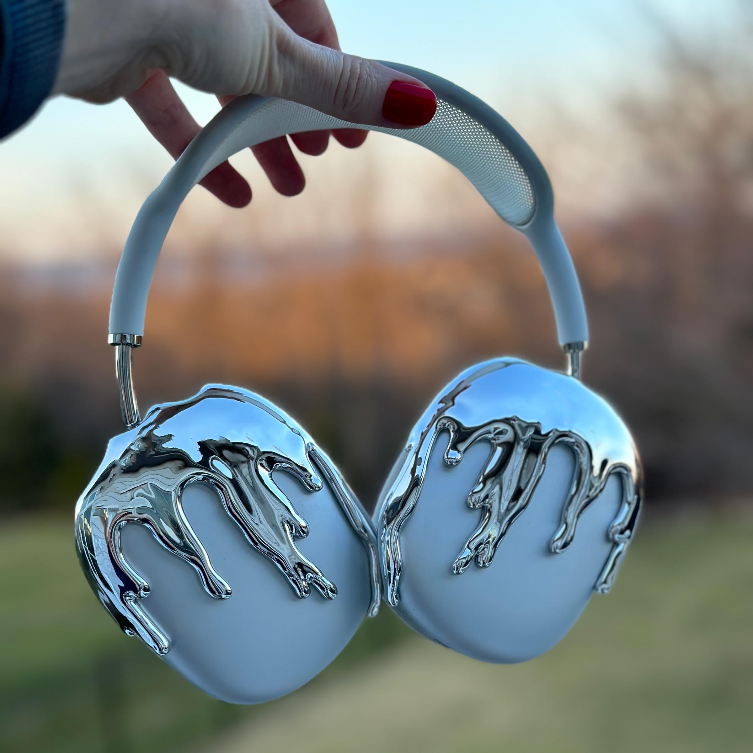 Amazon.com: 87 Forge | AirPods Max Chrome Attachments, Set of 2
