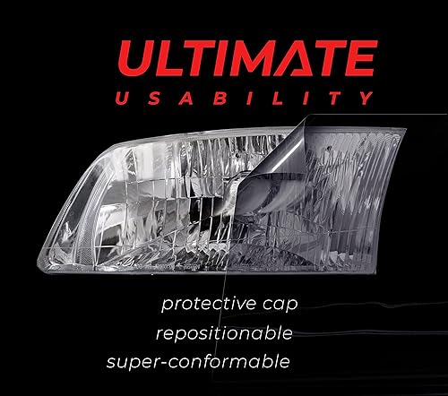 Miniatura 3 de VViViD+ Ultimate - Envoltura de vinilo con tinte para faros delanteros y traseros (16" x 10 pies, humo súper ligero)