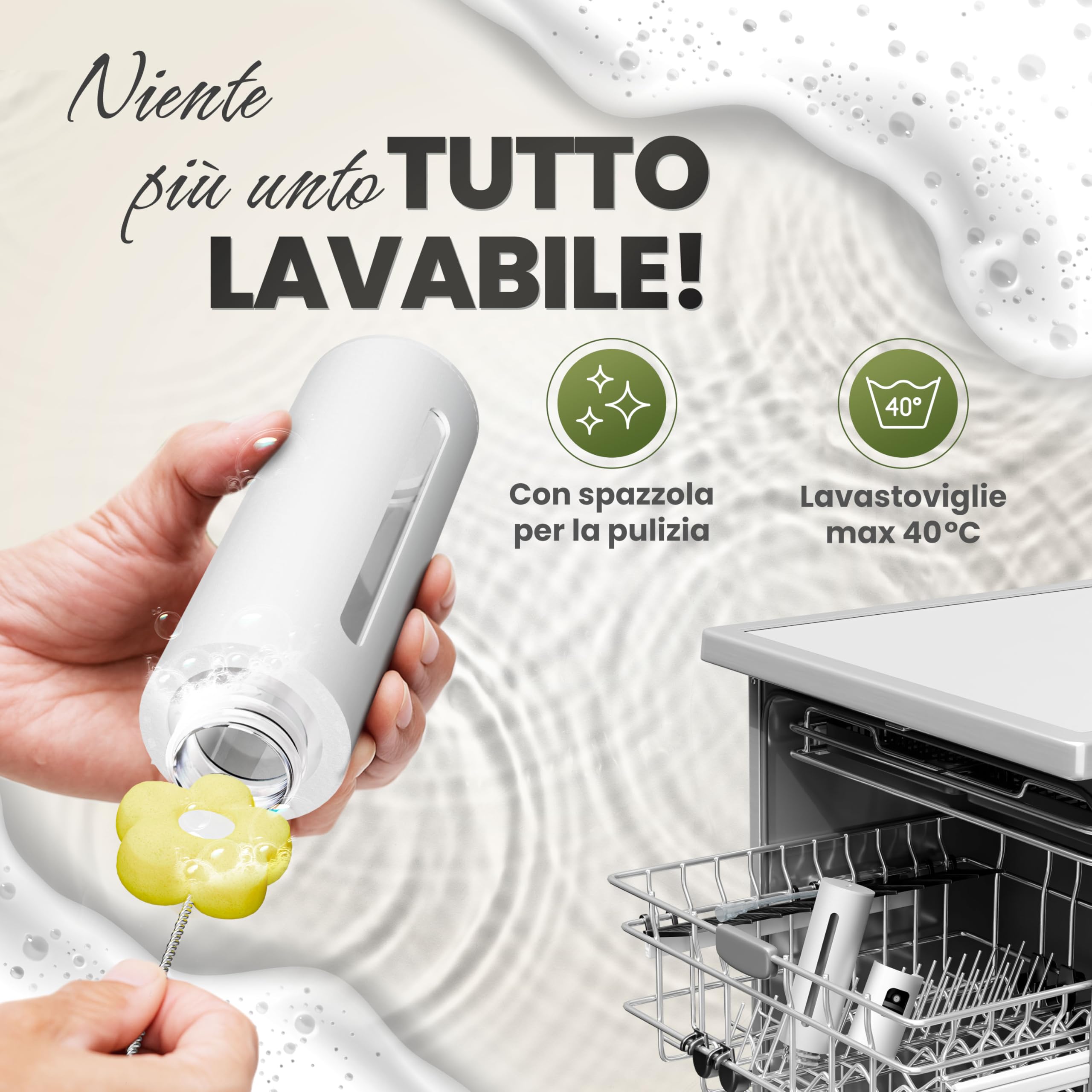 Leisure Life® | NUOVO: Spruzzatore d’olio 2.0 – Acciaio inox 100 ml | Protezione UV, senza BPA, lavabile in lavastoviglie | nebulizzazione fine | per cucina, griglia & friggitrice ad aria