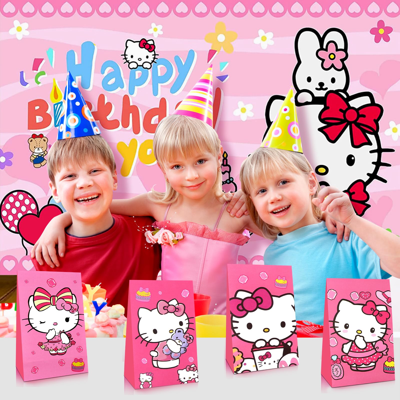 Sanrio 12 Pezzi Borse Regalo Per Festa Di Compleanno Sanrio Hello Kty