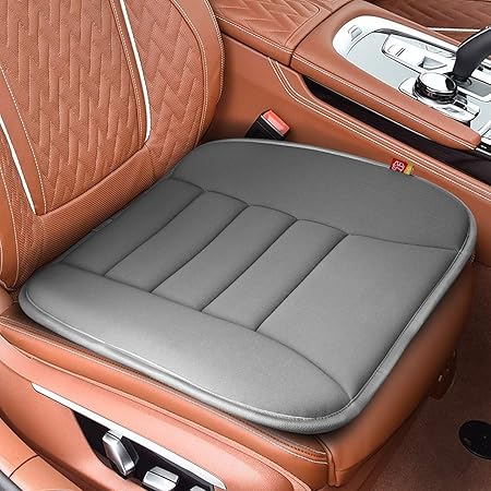 Amazon Domic カーシートクッション 車の座布団 車内クッション記憶綿 超通気性 疲れ解消 圧力分散 柔らかい 滑り止め 弾性 座布団 車用 運転 自宅用 オフィス シートクッション 車 バイク