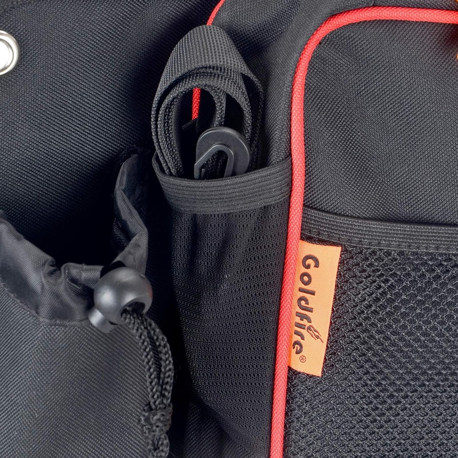 UTV Front Side Door Bags Storage Bag Compatible with 2014-2023 Pouch Polaris RZR XP 1000, 4 1000, Turbo,Turbo S, S900/S1000 Quick Release with Knee Pad,Red Piping