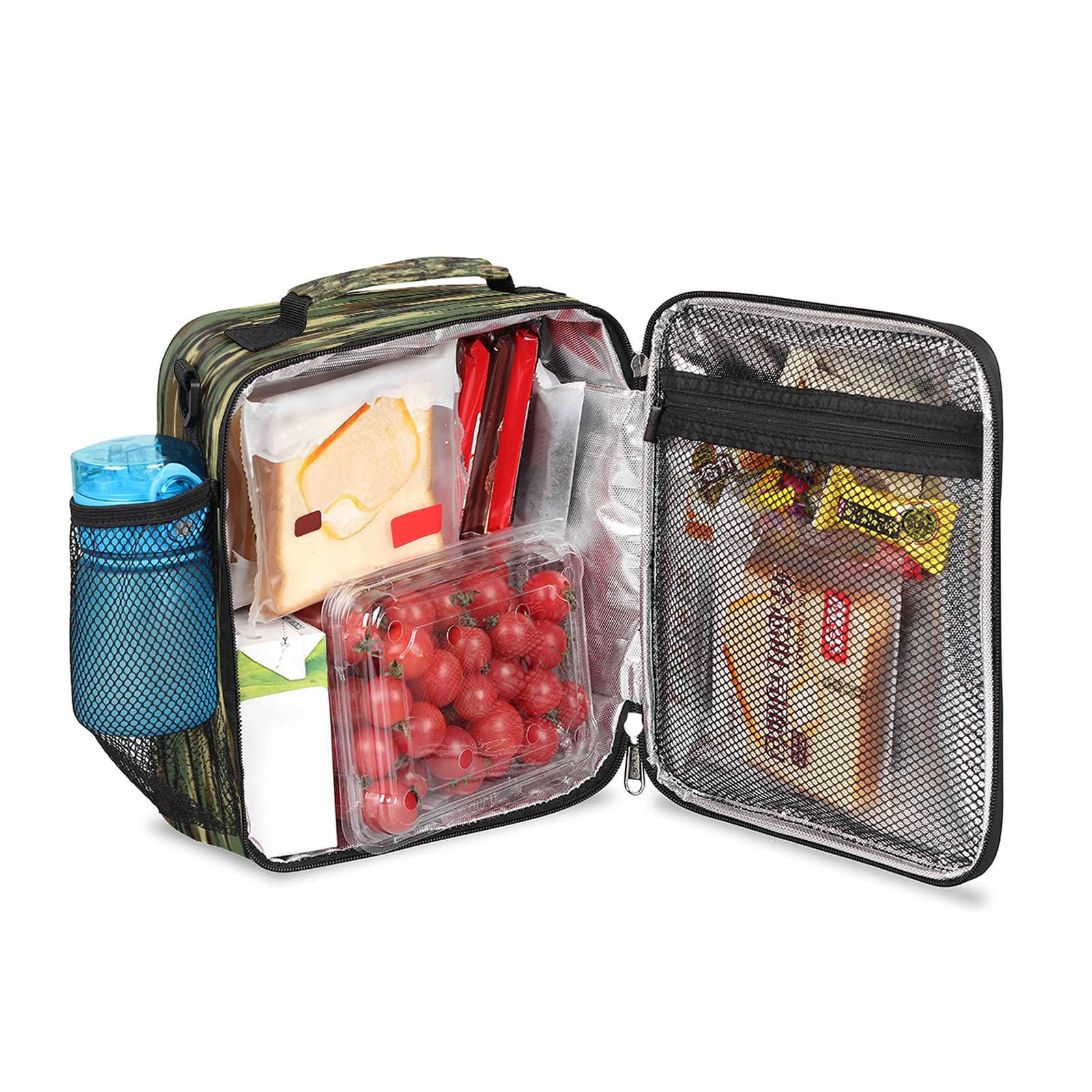 Amazon.com: Pardick Camouflage Themed Boys Lunch Bag,Camo Army