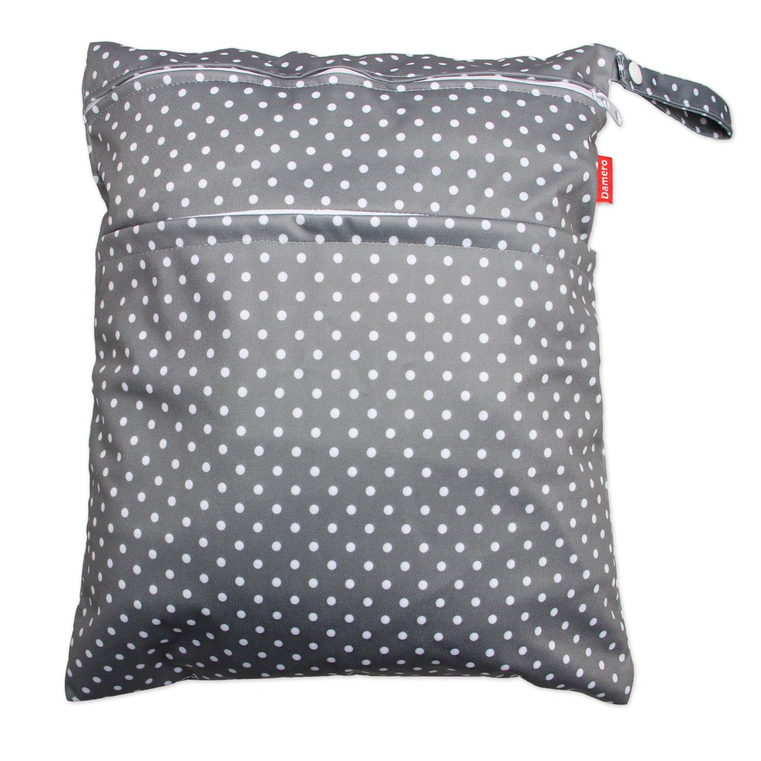 Damero 3pcs Bolsas para Pañales Organizador para Viaje Puntos gris