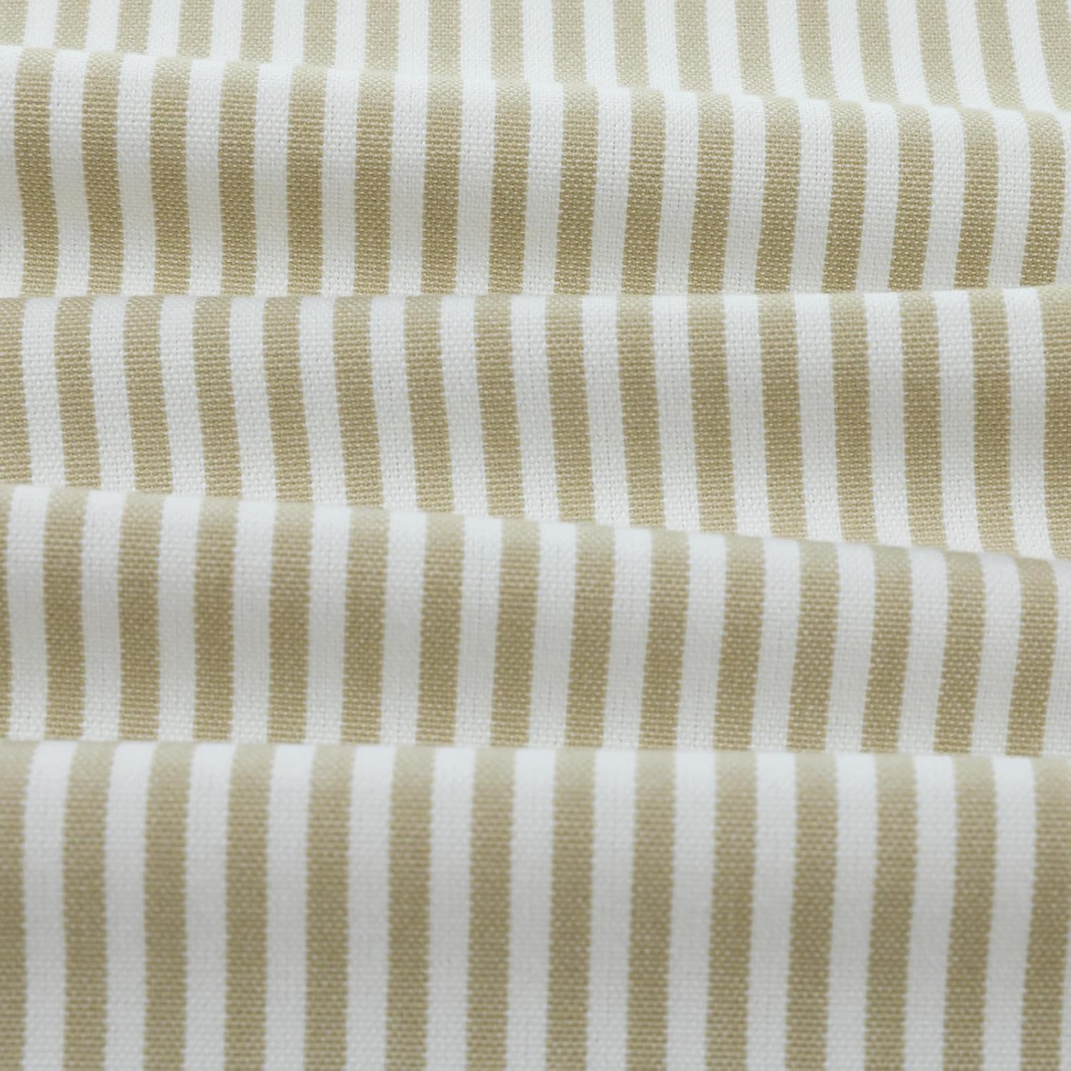 TWOPAGES Kitchen Curtain Striped Pinch Pleated Custom Cafe Curtains for Small Window, 1 Panel