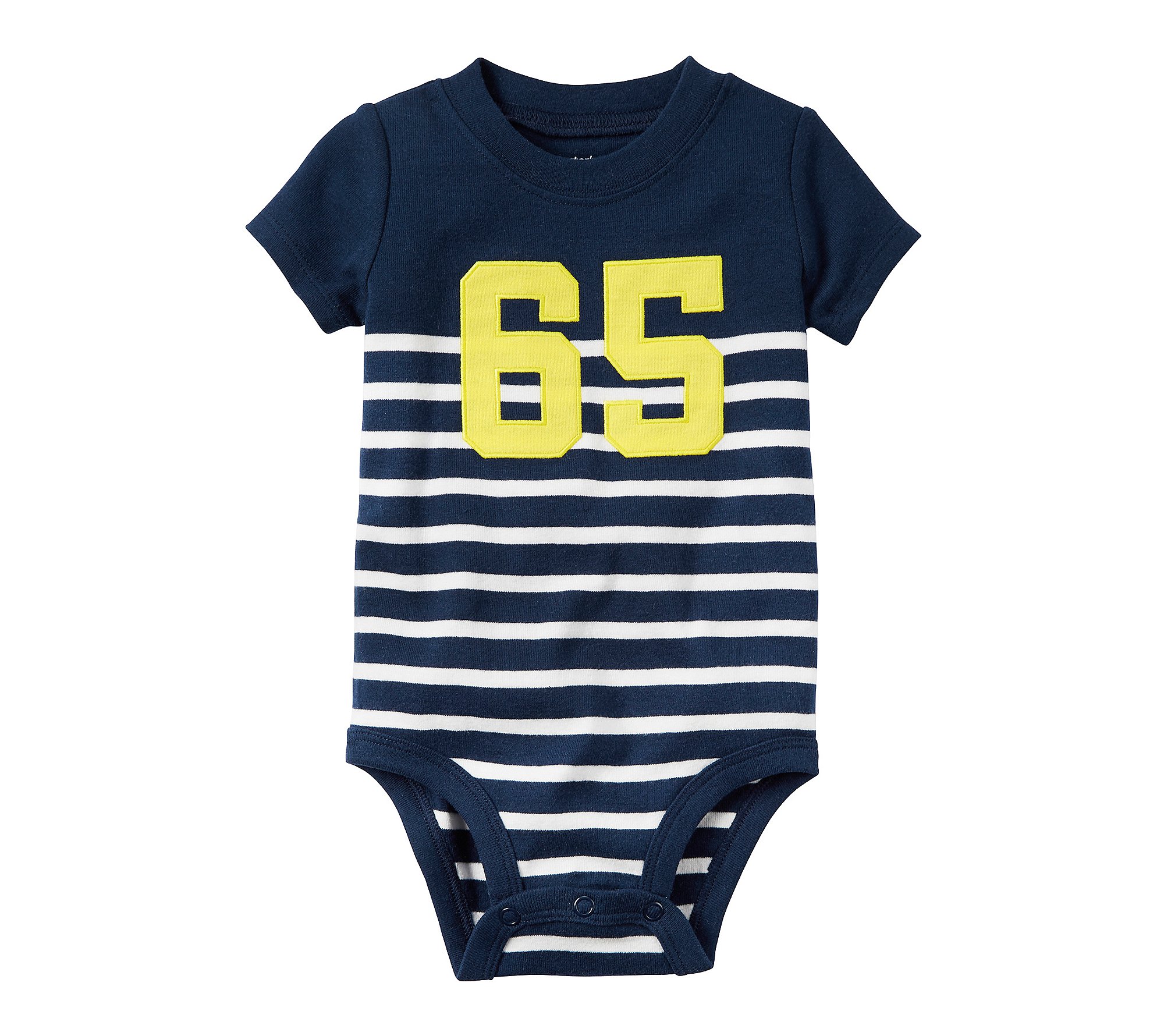 Bodysuit rayé Carter's bébé garçon col large change facile