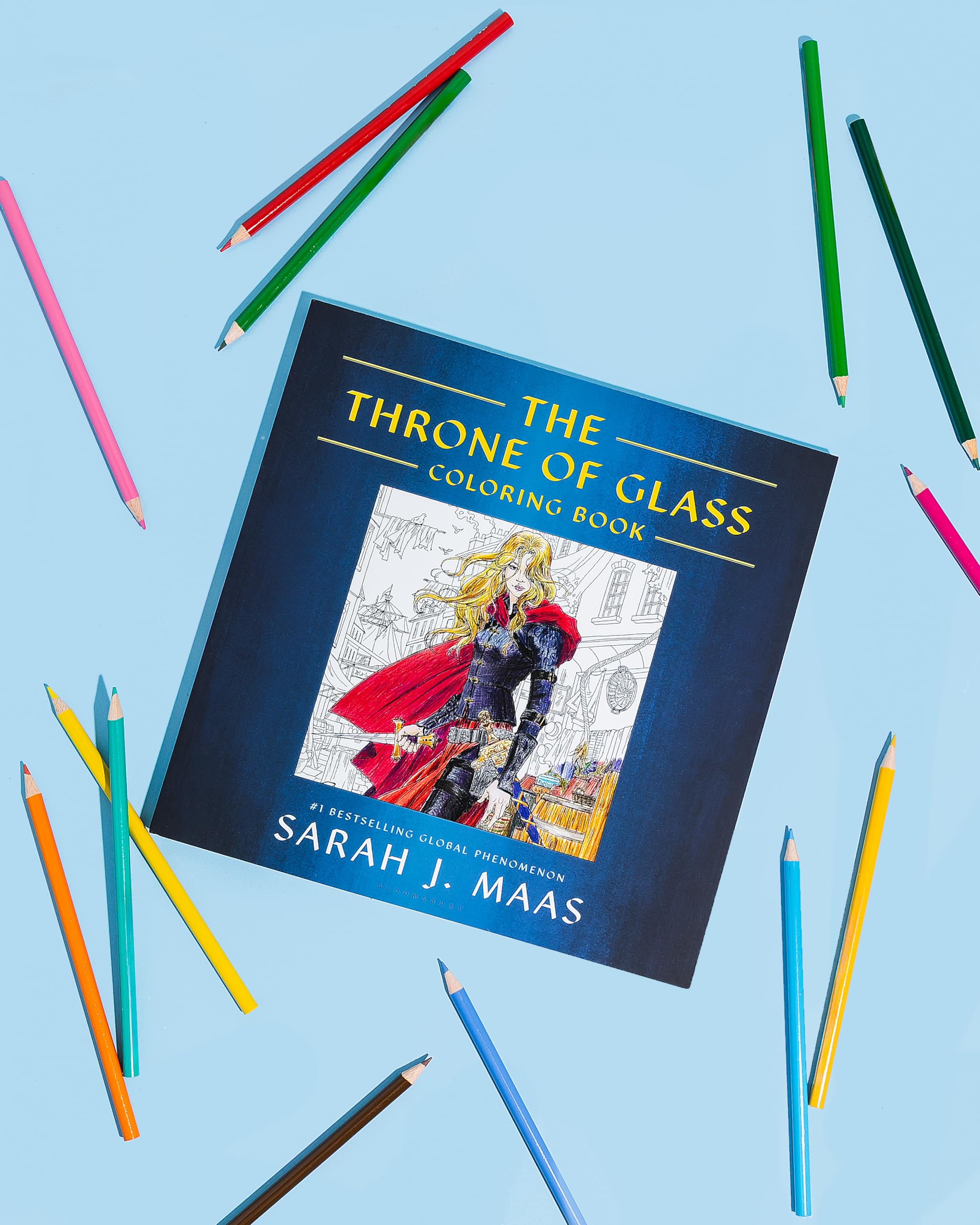 The Throne of Glass Colouring Book