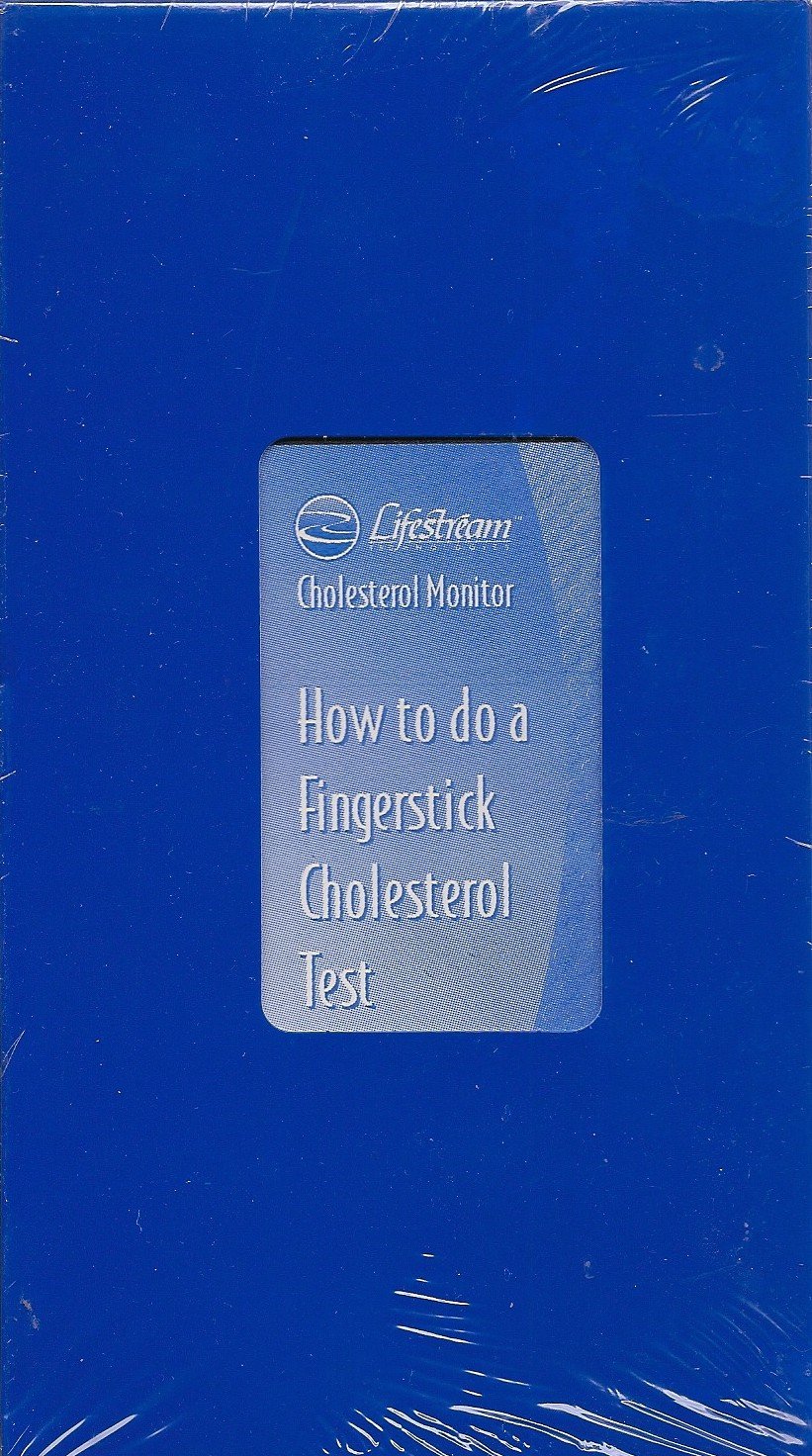 How to Do a Fingerstick Cholesterol Test VHS Tape Lifestream Amazon