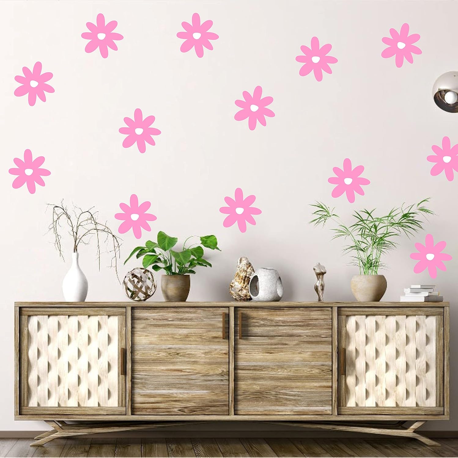 Daisy Flower Wall Decals Nursery Decal Living Room Vinyl