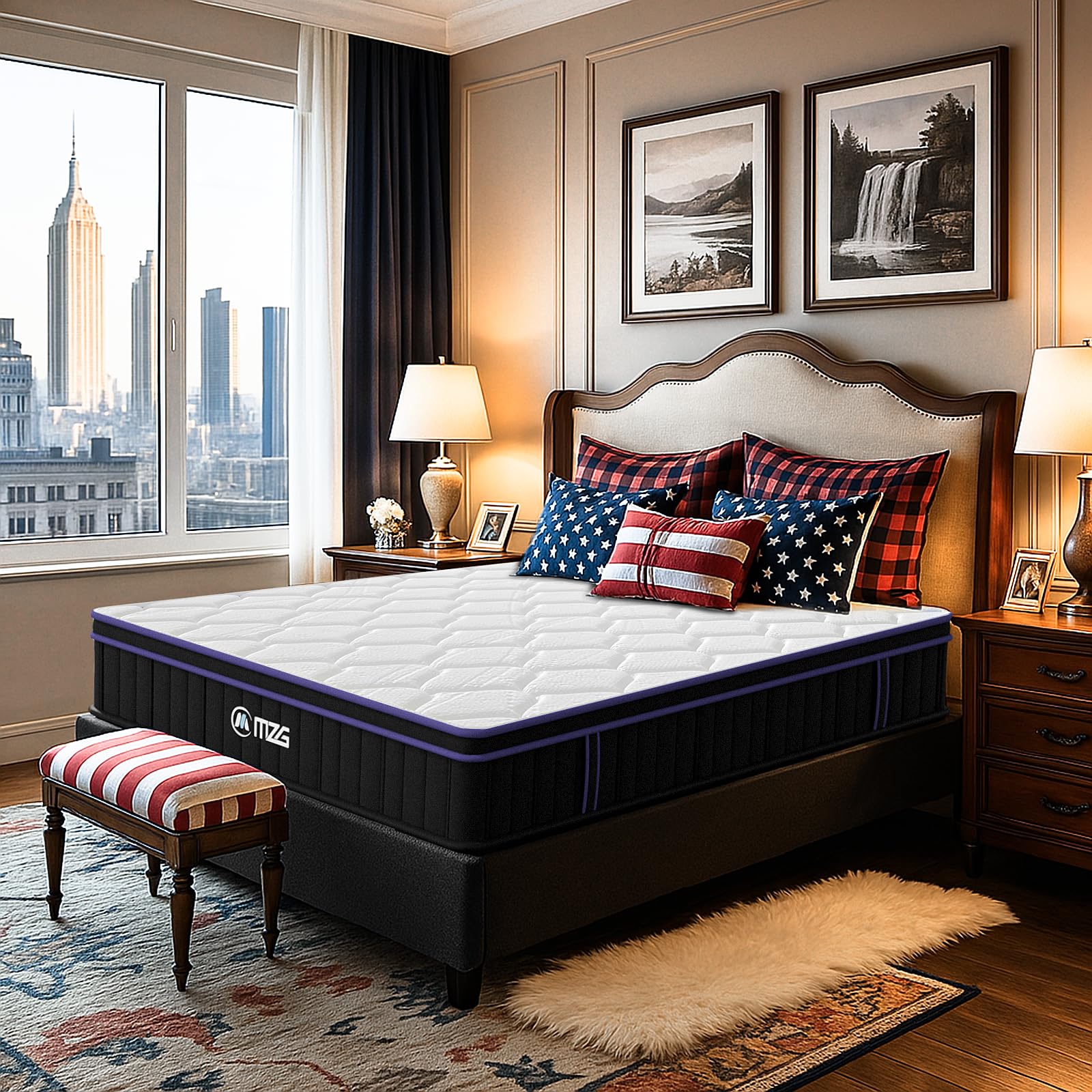 Photo 1 of M MZG 10 Inch Queen Hybrid Mattress