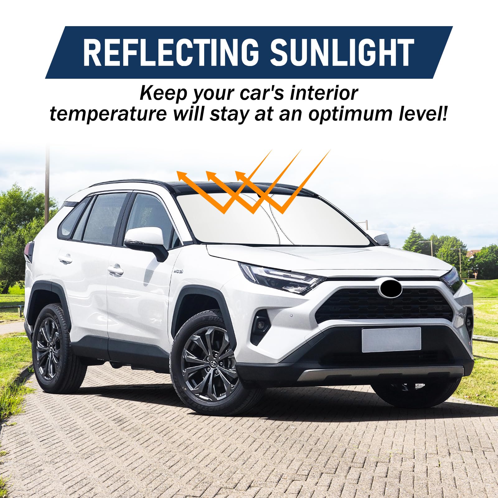 Amazon.co.jp: フロントガラス サンシェード トヨタ RAV4 2019-2025
