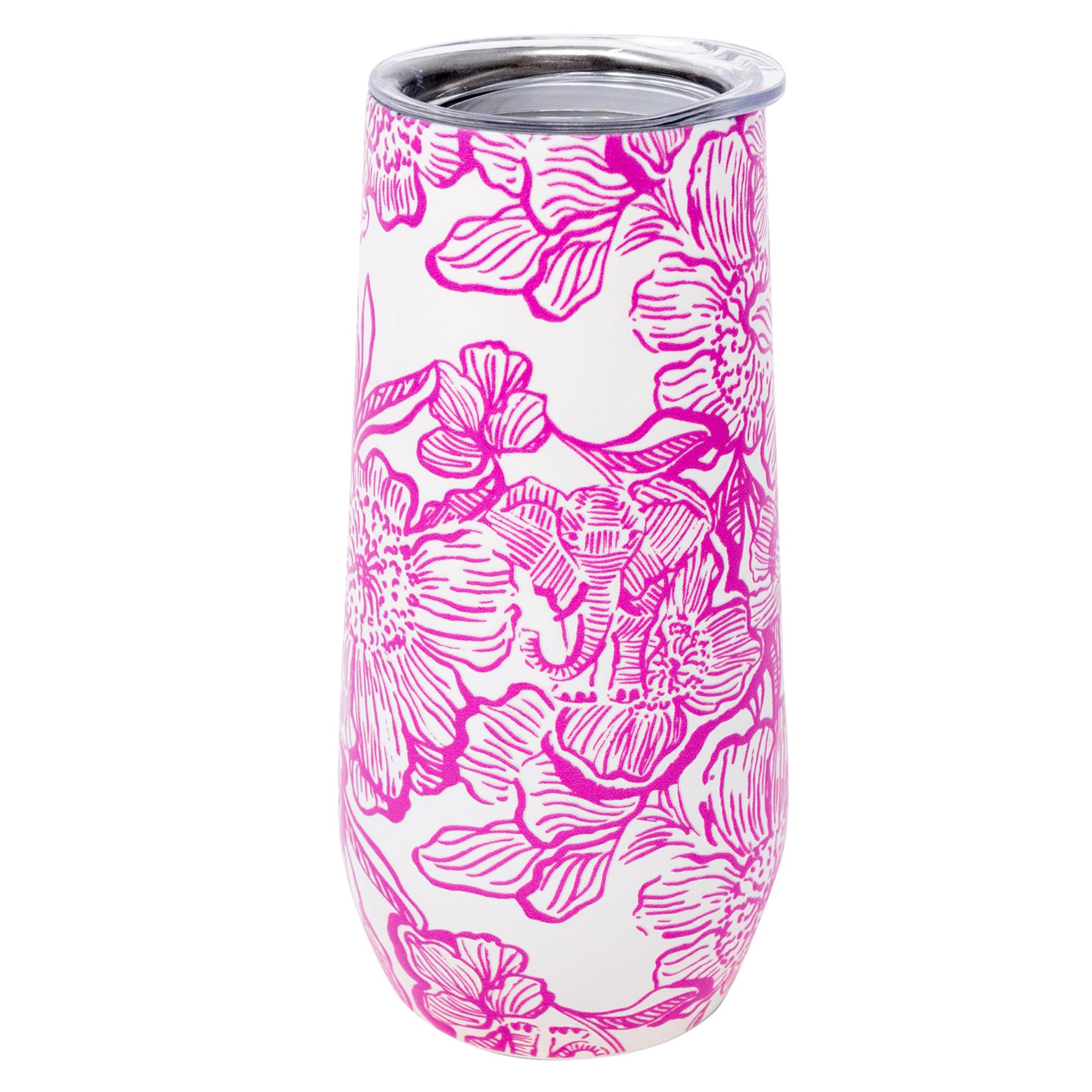 Amazon.com: Lilly Pulitzer 10 Oz Stemless Champagne Flute, Small