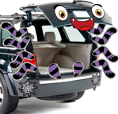 Miniatura 4 de Kit de decoración de Halloween para maletero o golosinas, decoración de Halloween para puerta de garaje al aire libre, arco de 15 piezas