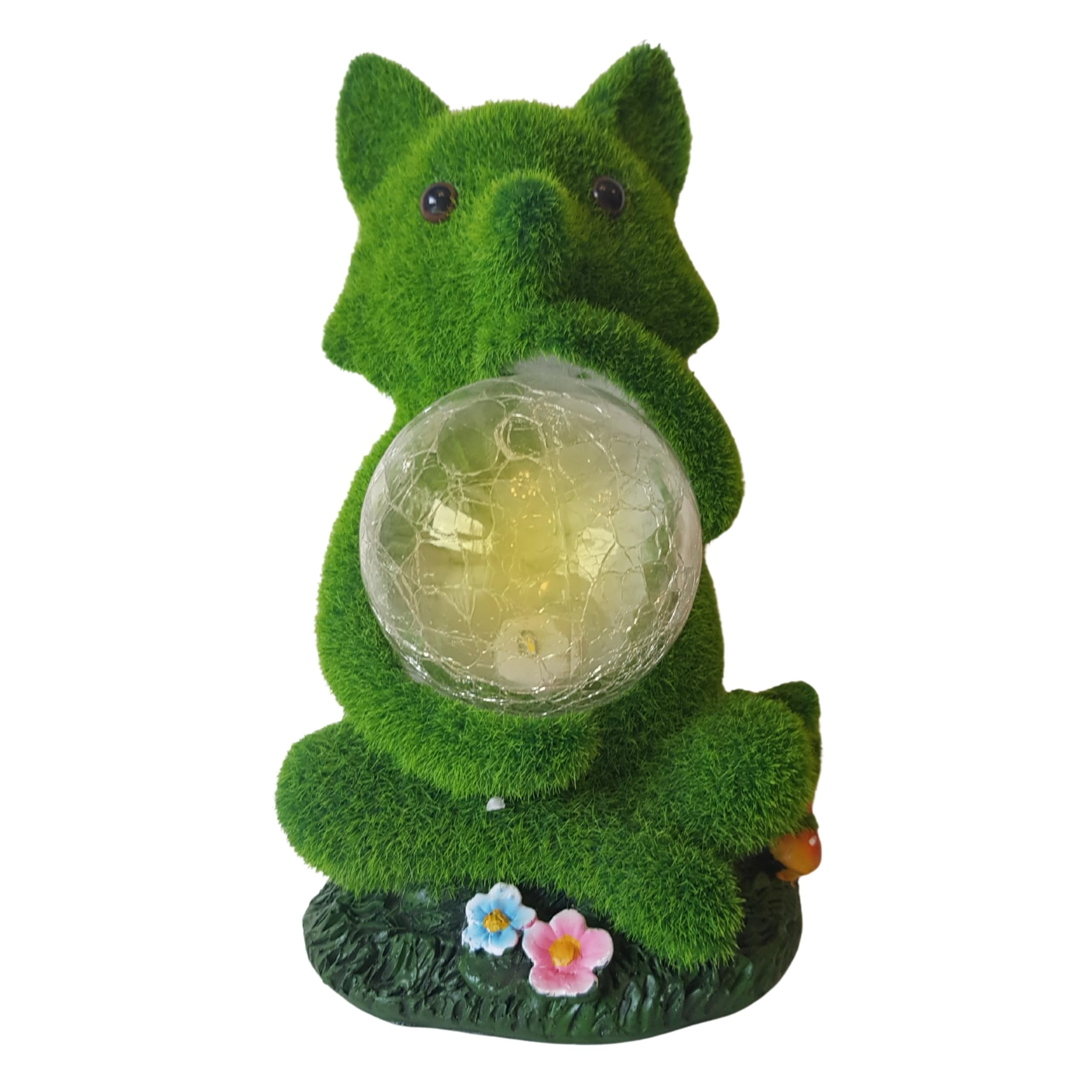 TIN DREAMS FACTORY Solarfigur Fuchs für Garten – LED-Tierfig