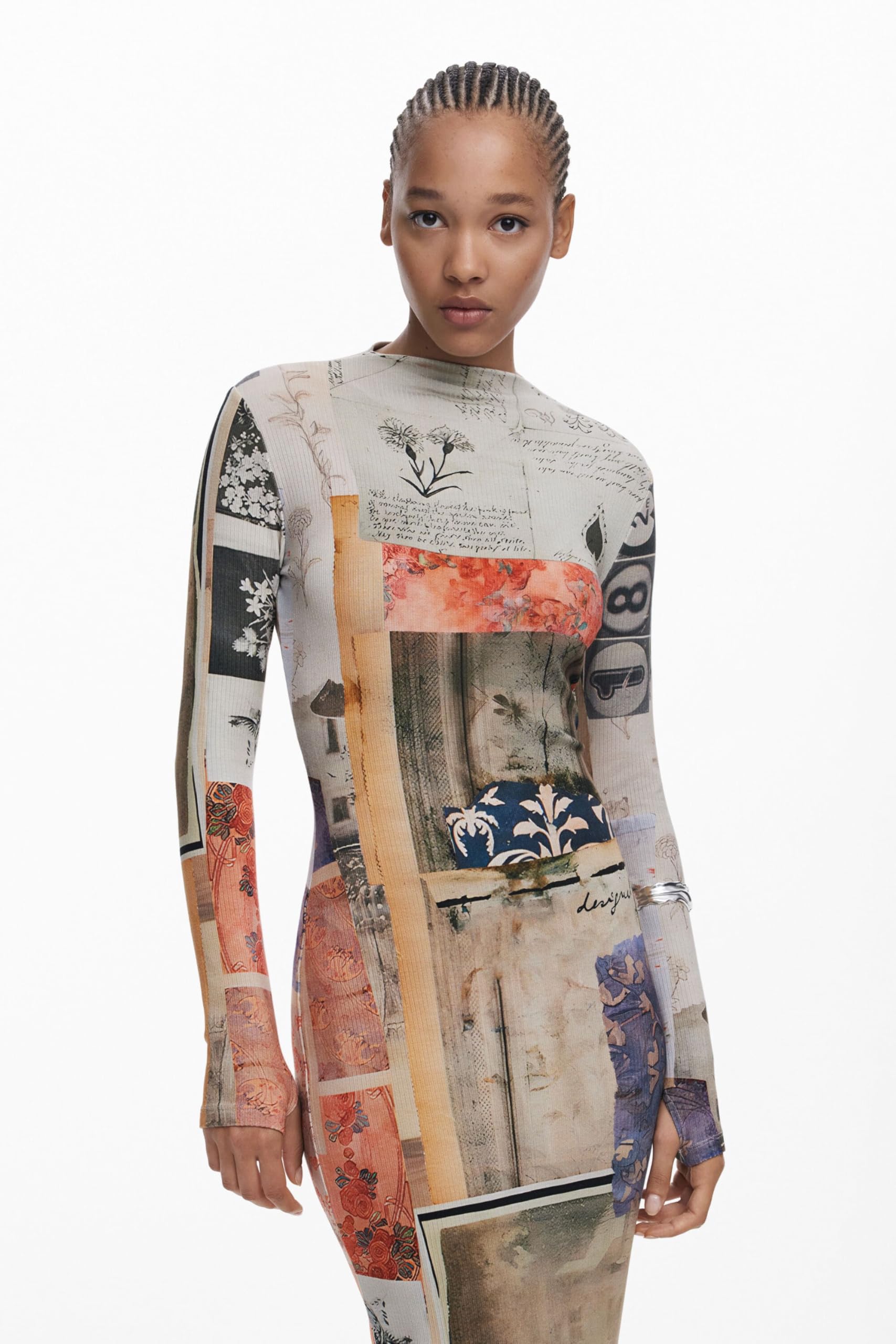 Desigual Vest_Lyra Casual Dress Mujer (Pack de 1)