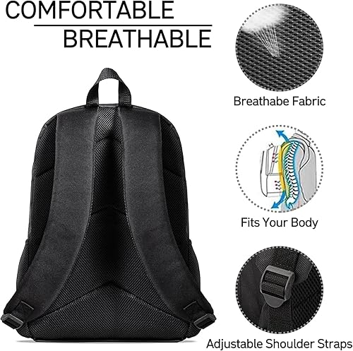 Miniatura 4 de Szv Mochilas de juego unisex, mochila de anime, bolsa de viaje con impresión 3D, mochilas deportivas grandes y ligeras, A, Mochilas Daypack