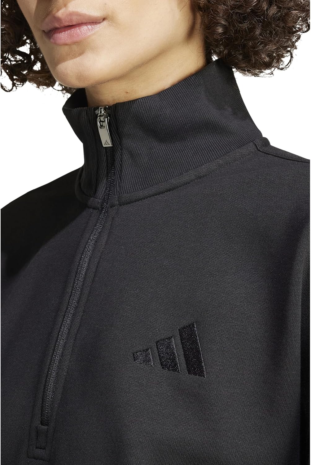 adidas Women's All Szn Fleece Loose Half-Zip Sweatshirt - Image 4