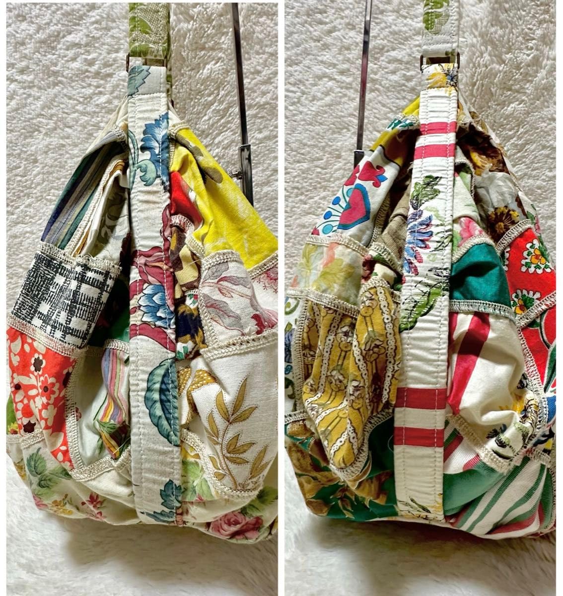 Amazon.co.jp: 希少? les habits neufs レザビヌフ かぼちゃバッグ  