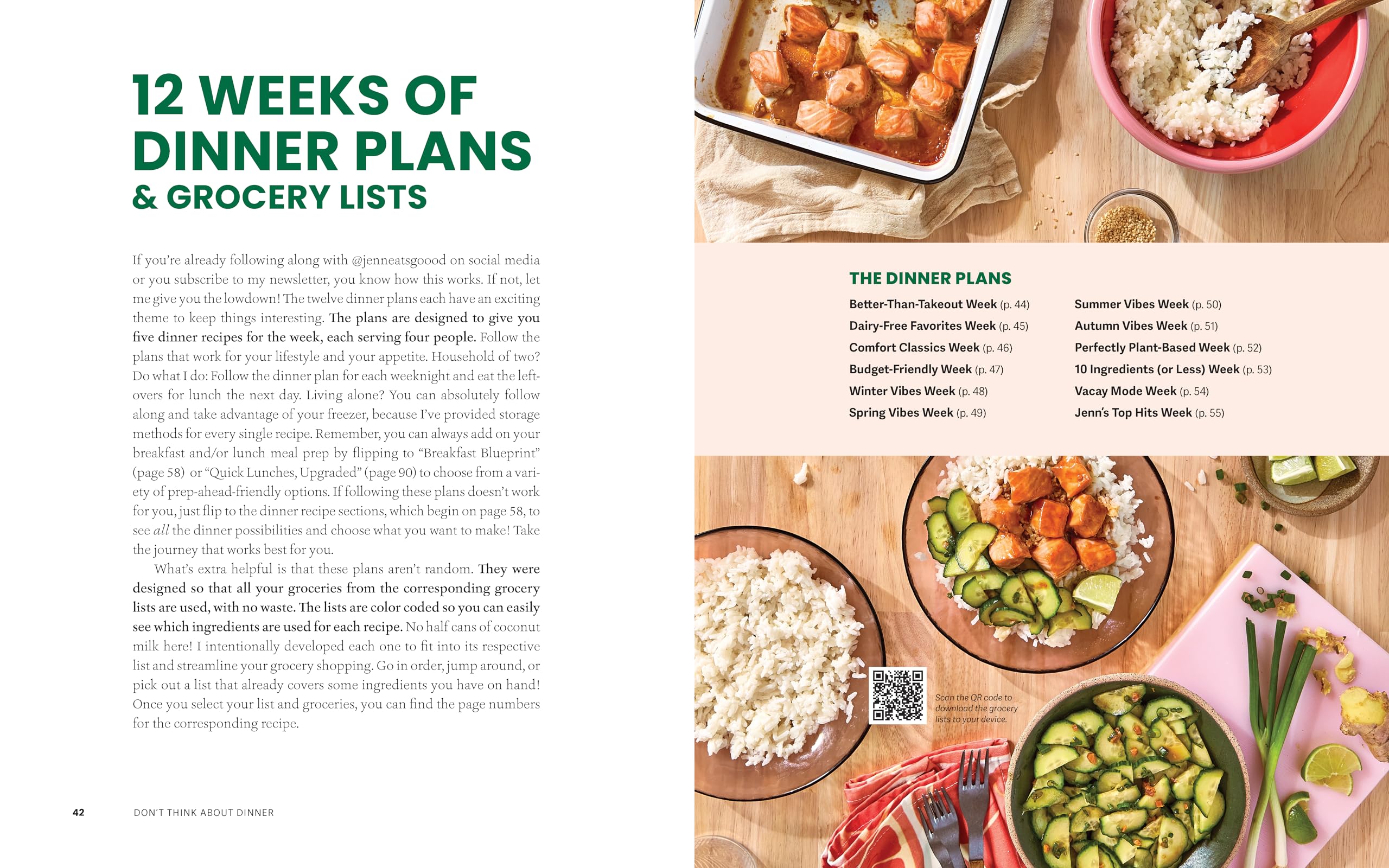Don’t Think About Dinner: Save Time and Money with 125+ Easy, Nourishing, Delicious Recipes for Every Meal – A New York Times Bestselling Cookbook and Meal Planning Handbook