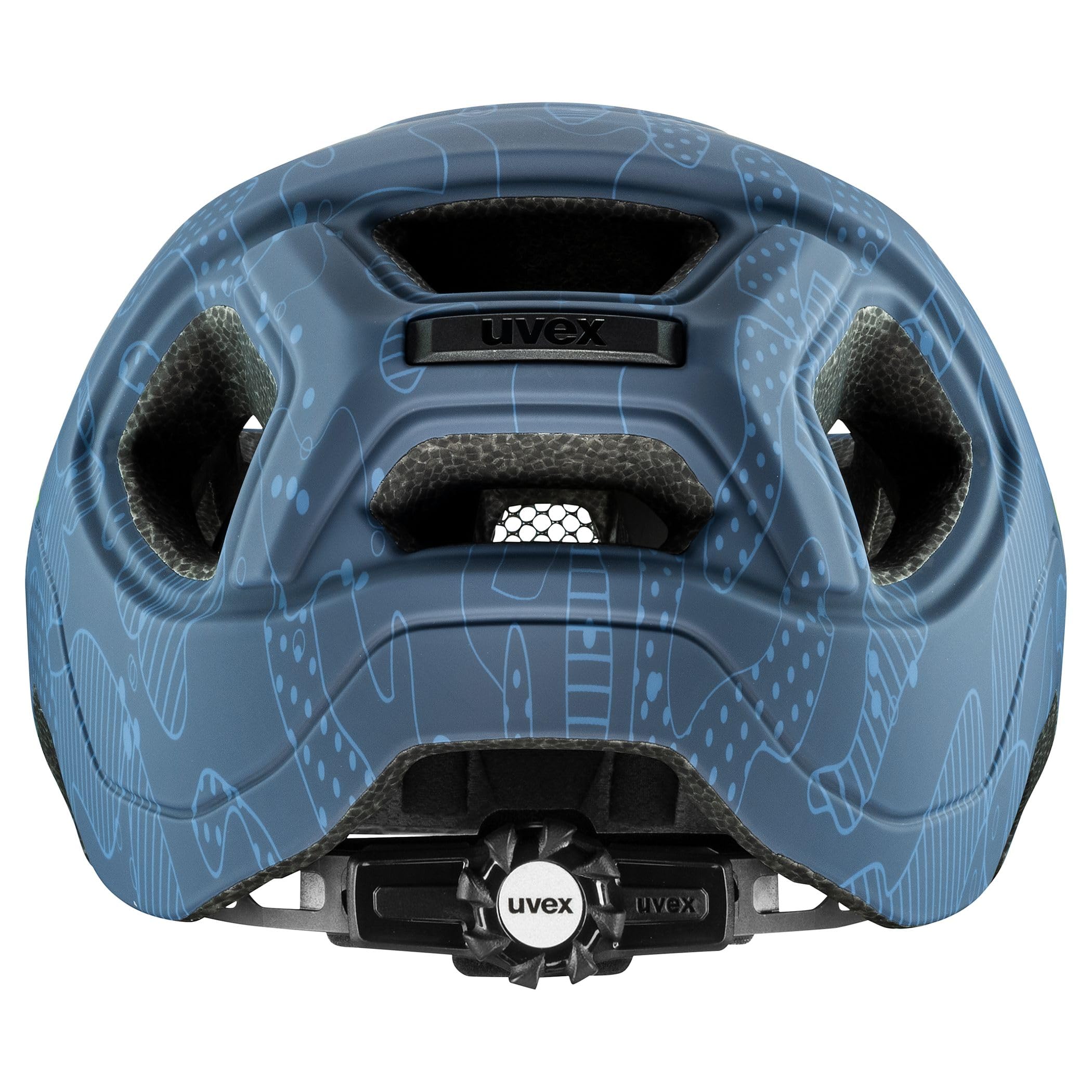 uvex react jr. Casco da bici per bambin - dusk blue altimeter matt/52-56 cm