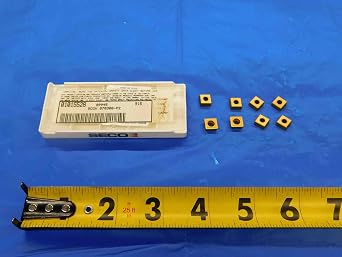 8pcs NEW SECO SCGX 070308-P2 T200D TIN Coated Carbide MILLING Inserts INDEXABLE - CB2764BR3