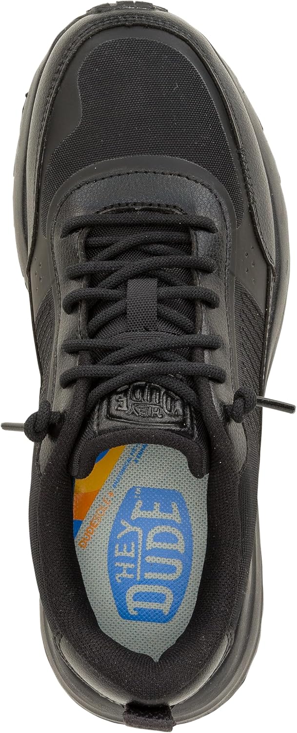 HEYDUDE Sirocco Alta W Work CE Black, Women's Shoes, Women's Casual Sneakers, Comfortable & Light-Weight