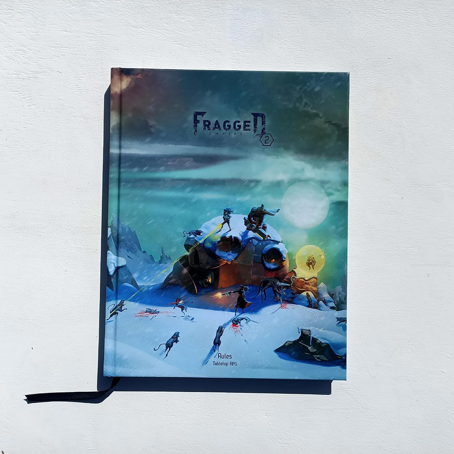 Modiphius: Fragged Empire 2: Rule Book - Hardcover RPG Book, Post-Post-Apocalyptic Sci-Fi Roleplaying Adventure, 2nd Edition, Full Color