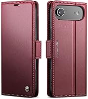 Vista 54 de QLTYPRI Funda tipo cartera para iPhone 11, de piel sintética de alta calidad, con cierre magnético, con bloqueo RFID, ranuras para tarjetas