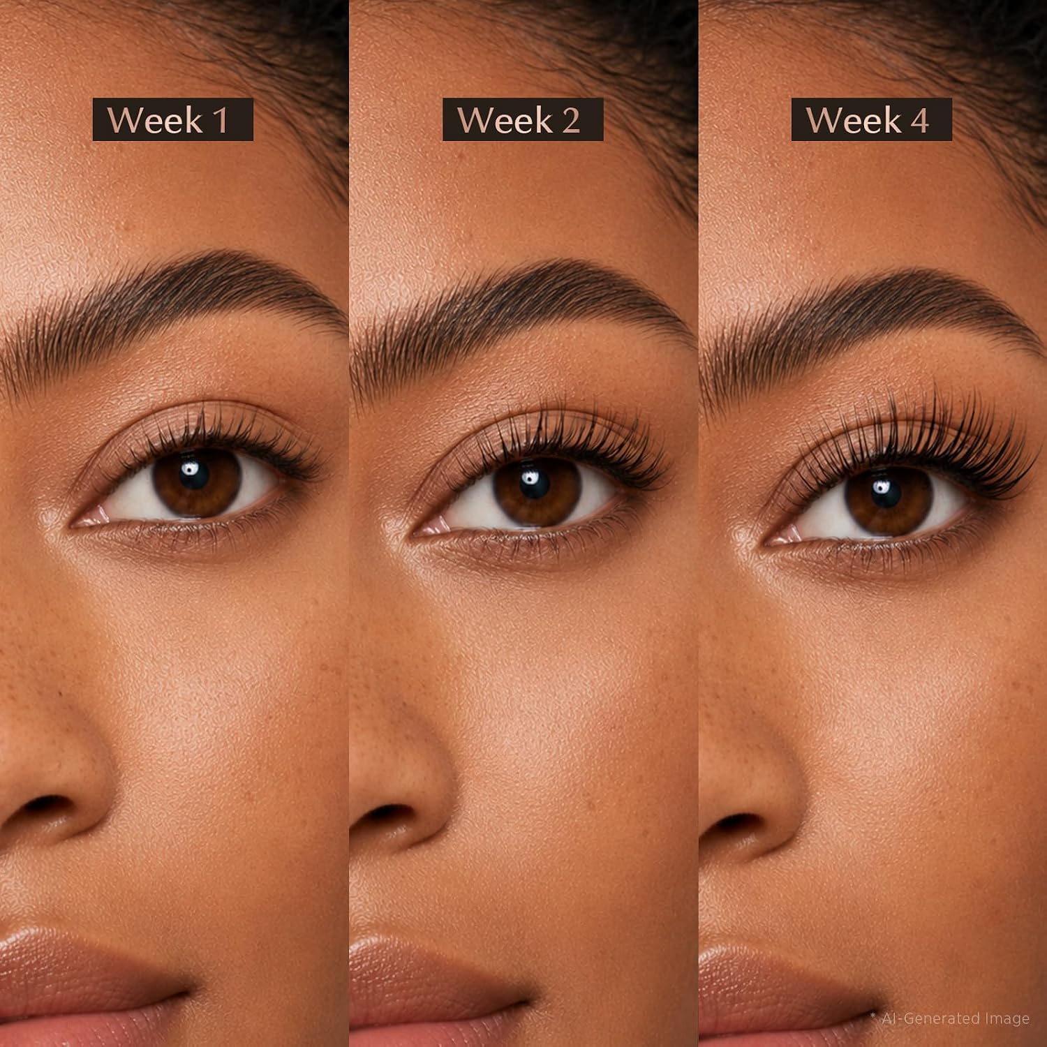 Lash Serum for Eyelash Growth: Peptide And Biotin Nourishing Enhancing Formula For Sensitive Lashes And Brows - Gentle Premium Vegan Cruelty-Free For Longer Thicker Looking Lashes J001